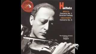 Bruch  Heifetz  SCOTTISH FANTASY 2 SATZ [upl. by Sabra306]