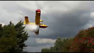 CANADAIR DEI POMPIERI IN AZIONE [upl. by Owen]