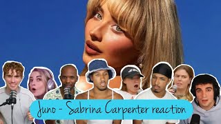 Juno  Sabrina Carpenter reaction compilation [upl. by Arada]