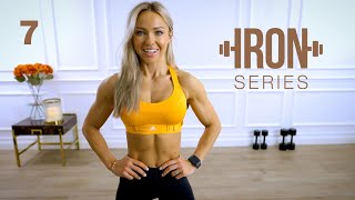 IRON Series 30 Min Shoulders amp Triceps Workout  Dumbbells  7 [upl. by Llednek888]