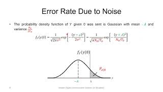 Error Rate Analysis and Optimal Threshold [upl. by Nehtan]