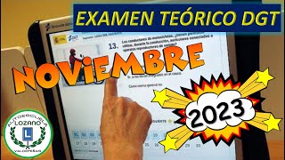 EXAMEN TEÓRICO NOVIEMBRE 2023 [upl. by Divadnhoj]