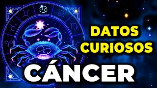 🎁DATOS CURIOSOS del signo de zodiacal de CÁNCER♋ SIGNO DEL ZODIACO CANCER [upl. by Ridan122]