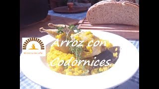 Arroz con Codornices en Cazuela de Barro  RDGrillmaster [upl. by Anastos]