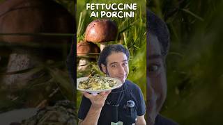 Fettuccine ai funghi porcini un classico autunnale chef porcini fettuccine [upl. by Adnarrim284]