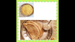 Foxtail Millet DosaHealthy Breakfast Dosa Recipesకొర్రల దోసెలు [upl. by Llorrac]