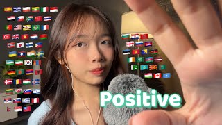 ASMR Positive Affirmations in 70 Different Languages 2 hours for sleep [upl. by Wendall599]