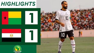 GuineaBissau vs Egypt 11 Highlights Goals  2026 FIFA World Cup Qualifiers [upl. by Lachus]