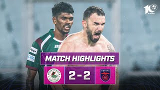 Match Highlights  Mohun Bagan Super Giant 22 Odisha FC  MW 9  ISL 202324 [upl. by Asiruam]