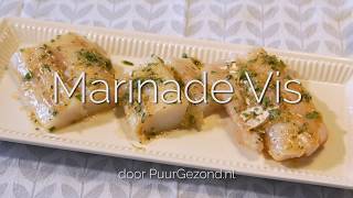 Hoe maak je marinade voor vis PuurGezond [upl. by Nawotna875]