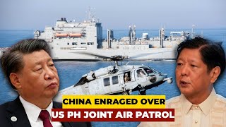 PhilippinesUS Joint Air Patrol Enraged China [upl. by Debee559]