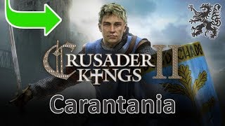 001  Lets play CK2  Kingdom of Carantania Crusader Kings 2 [upl. by Aieka]