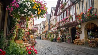 Bacharach Germany Walking tour 4K 60fps  Most beautifull German town [upl. by Ahsinahs]