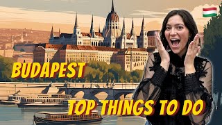 My Favorite THINGS TO DO IN BUDAPEST HUNGARY  Budapest Travel Vlog [upl. by Onateyac900]