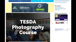 TESDA Photography Course 2019 [upl. by Amak]