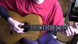 Lesson Fingerpicking Mance Lipscombs Charley James  TAB available [upl. by Ergener]