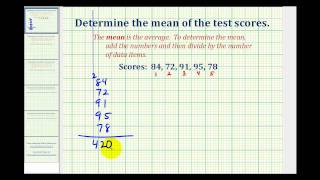 Ex Find the Mean of a Data Set [upl. by Lat623]