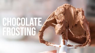 Chocolate Frosting Recipe  American Buttercream Base [upl. by Tfat28]