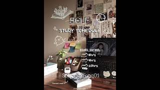 Self study schedule for aspirants motivation neetstudytips study studytips studymotivation me [upl. by Enomes448]