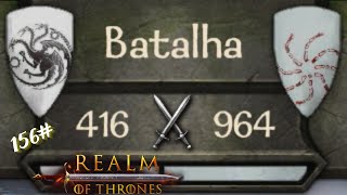 156 BATTLE VS WHITE WALKERS 436 X 964 MOUNTampBLADE 2 REALM OF THRONE PT BR GAME PLAY [upl. by Adli]