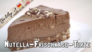 NutellaFrischkäseTorte  in 10 min fertig  ohne backen [upl. by Coy774]