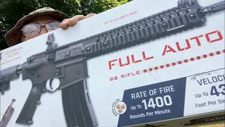 Crosman Full Auto R1 BB Rifle Range Review [upl. by Betsy]