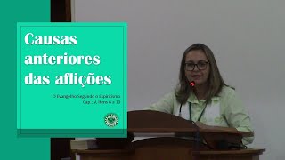 CAUSAS ANTERIORES DAS AFLIÇÕES  PALESTRA ESPÍRITA [upl. by Annawek]