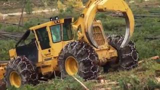 630E skidder Dickinson Logging [upl. by Wong545]