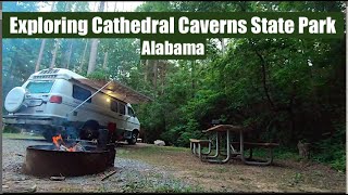 Exploring Cathedral Caverns State Park AlabamaVan Life [upl. by Hauge]