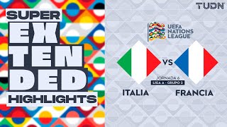 SUPER EXTENDED HIGHLIGHTS  Italia vs Inglaterra  UEFA Nations League 2024  TUDN [upl. by Arymahs]