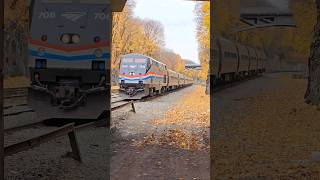 Niagara Falls Bound Amtrak Empire Service Train 281 Through A Massive Rock Cut On The Hudson Line [upl. by Benjamin652]