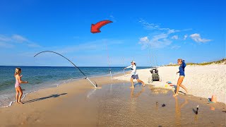 2 Hours of Catching Sharks on Public Beaches [upl. by Arrais]