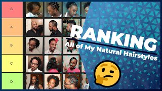 LIVE🔴 Ranking All of my Natural Hairstyles Over 10 Years  Tier List [upl. by Laing]