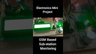 GSM based Sub  Station Monitoring System Electronics Mini Project [upl. by Llewellyn]