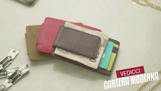 Vedicci  Cartera con clip magnetico para billetes Billetera con clip de billetes Money Clip [upl. by Ashmead419]