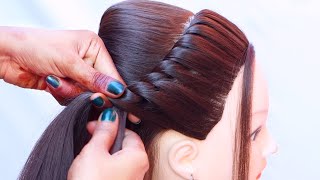 New Simple hairstyle  easy quick hairstyle  hairstyle for girls [upl. by Gnahc630]