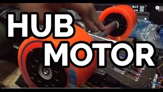 DIY Electric Skateboard Testing of a Hub Motor [upl. by Auqinet]