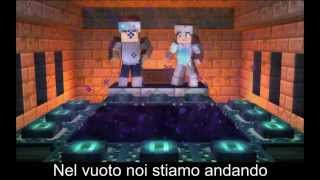 Minecraft ♪ quotThrough The Nightquot Sub ITA Original Minecraft Song [upl. by Kimberly]