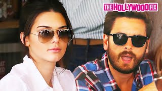 Kendall Jenner Scott Disick Mohamed Hadid amp George Hamilton Enjoy Lunch In Beverly Hills CA [upl. by Eseila]