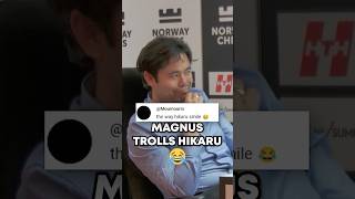 Magnus Carlsen TROLLS Hikaru Nakamura WITH COMMENTS FROM YOUTUBE [upl. by Marline]