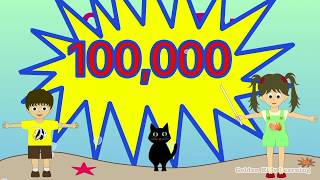 Count By 1000s Song  Skip counting by 1000 up to 100000 YouTube  Golden Kids Learning [upl. by Simone]