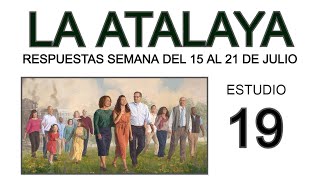 RESPUESTAS DE LA ATALAYA de esta semana [upl. by Whitford]