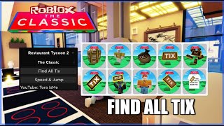 😎THE CLASSIC EVENT Restaurant Tycoon 2 Script Hack • Find All Tix [upl. by Oinotnaesoj]