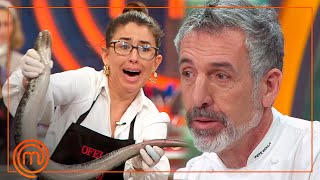 ¡Así se limpia una lamprea Pepe Solla enseña a los aspirantes cómo hacerlo  MasterChef 9 [upl. by Valorie]