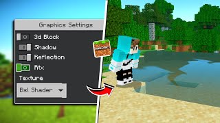 Unlock Realistic Water amp Shadow in Minecraft Mobile  Shaders problem solve [upl. by Ayian]