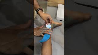 KTaping in sports injuries taping kinesiologytape sportsinjury sportsinjurymanagement [upl. by Ozkum]