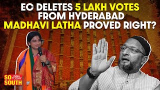 After Madhavi Latha’s 6 Lakh Bogus Voters Claim EC Removes 5 Lakh Fake Votes In Hyderabad [upl. by Lawford]