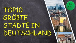 TOP10 der größten deutschen Städte  Deutschland  Sachunterricht  HSU  4 Klasse  Grundschule [upl. by Cinimod]