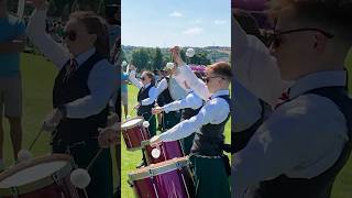 drumcorps with St Laurence OToole pipeband practice before 2024 European Championships shorts [upl. by Ulberto542]