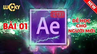 Bài 1 Cách đưa ảnh video import file vào làm việc  Học kỹ xảo điện ảnh với After effects cc [upl. by Lleddaw]